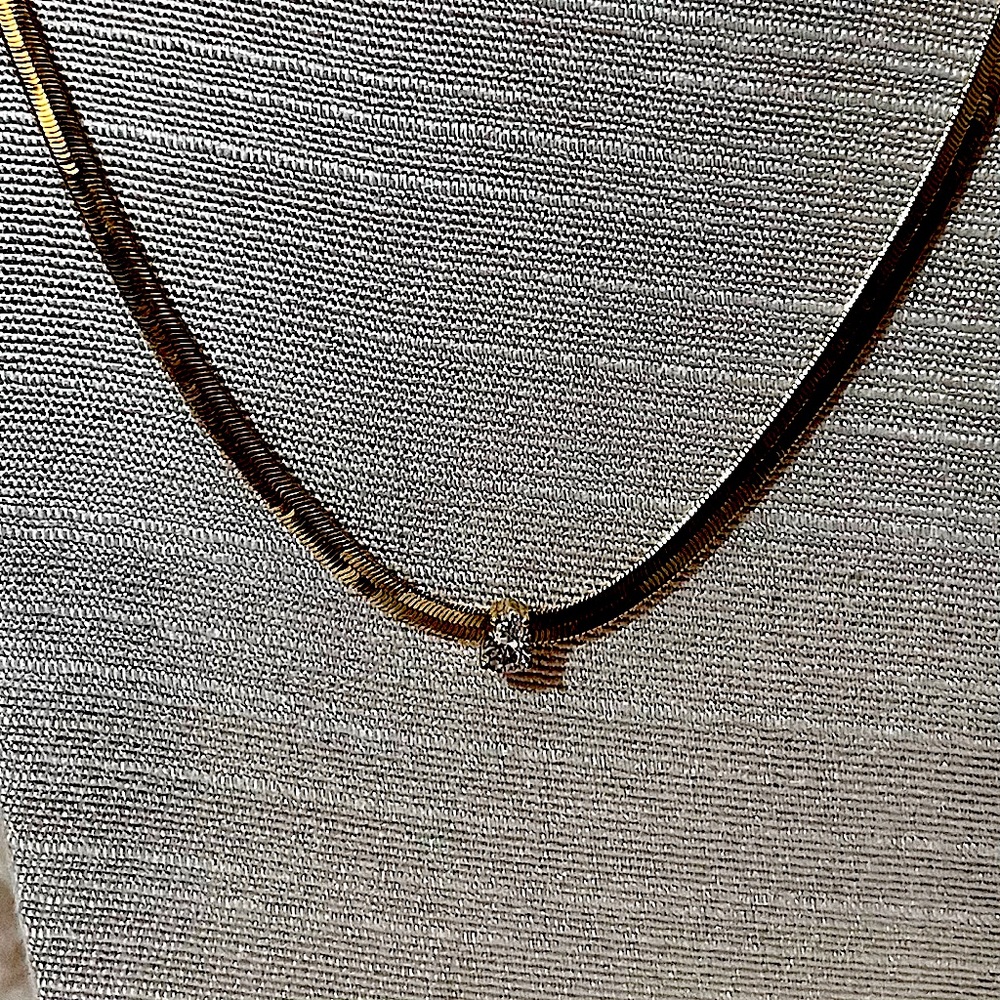 Nadri Necklace with CZ 15”